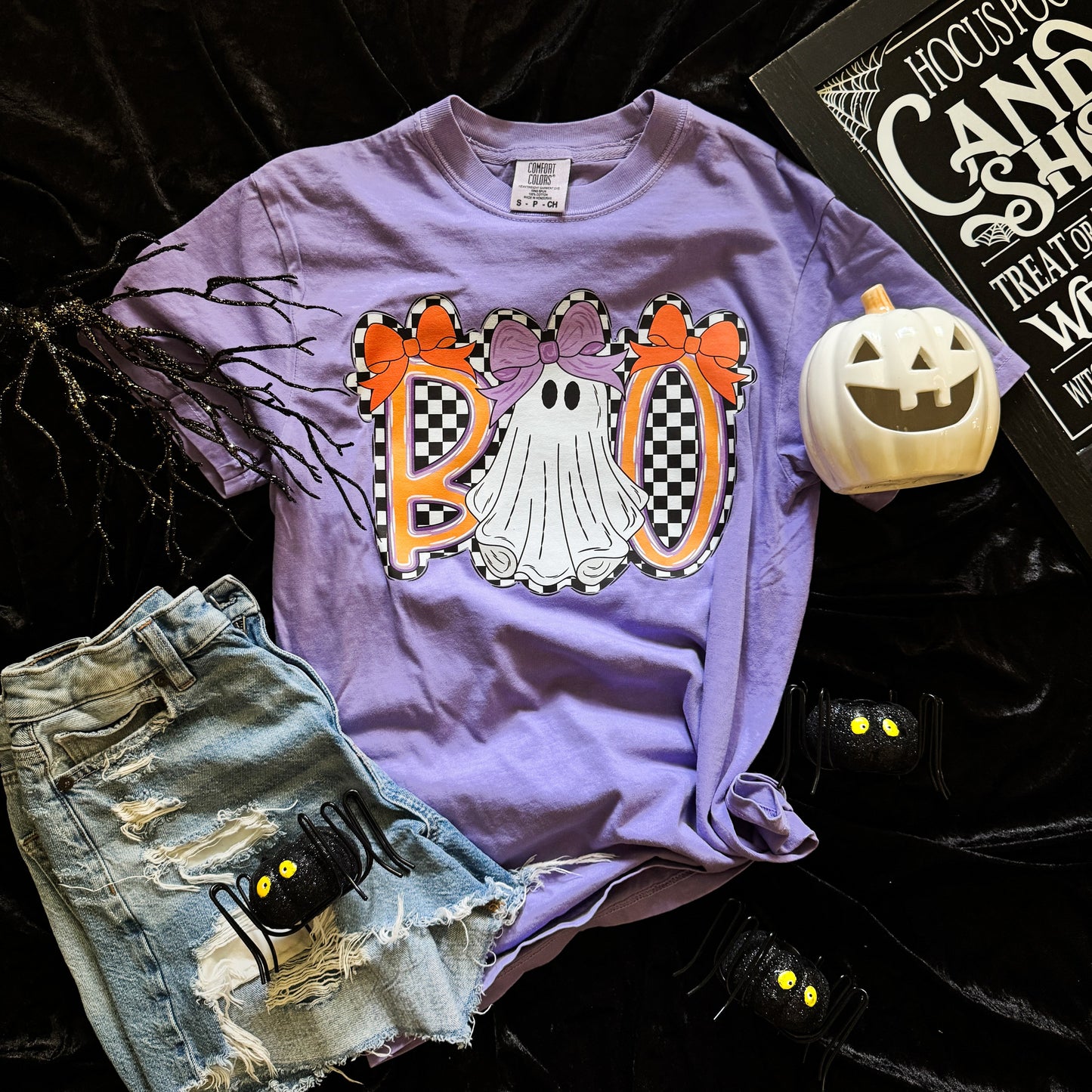 Boo Checker Ghost Soft Graphic Tee