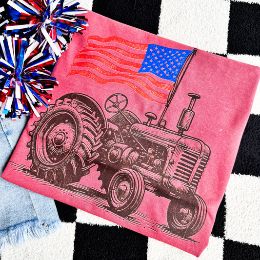 USA Tractor Graphic Tee