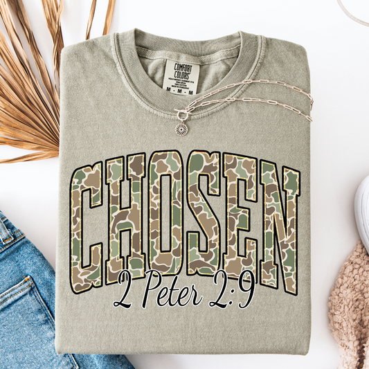 Camo Chosen Graphic Tee