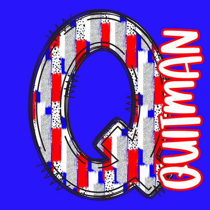 Paint Stroke Spirit Initial Graphic Tee