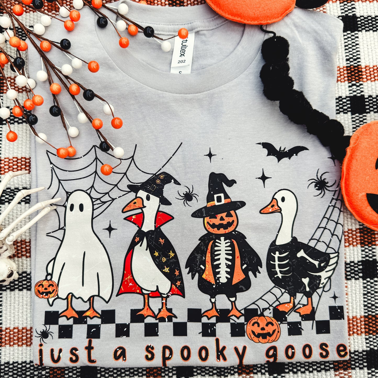 Just A Spooky Goose Soft Graphic Tee