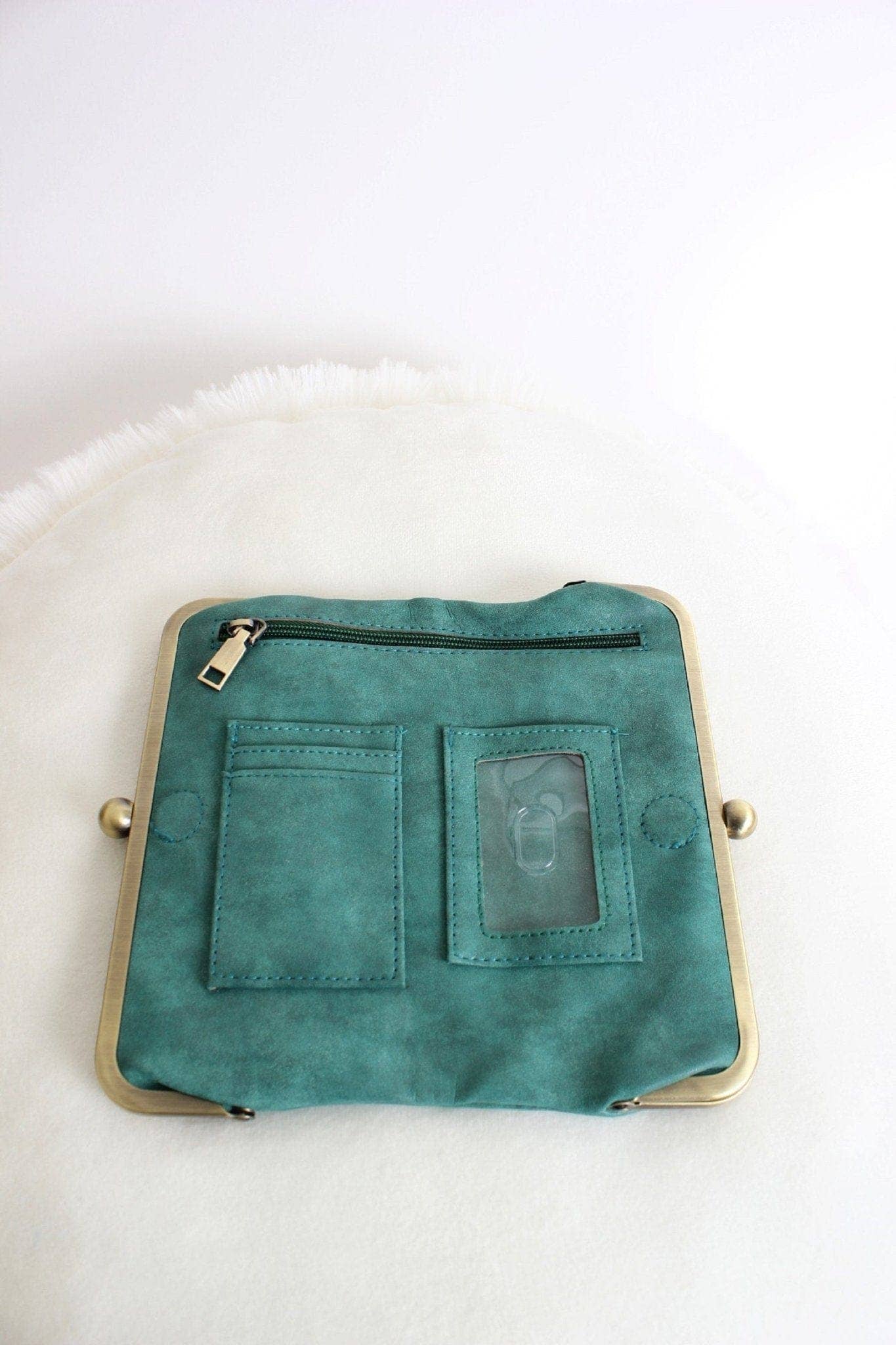 Lock Clutch Bag: Turquoise