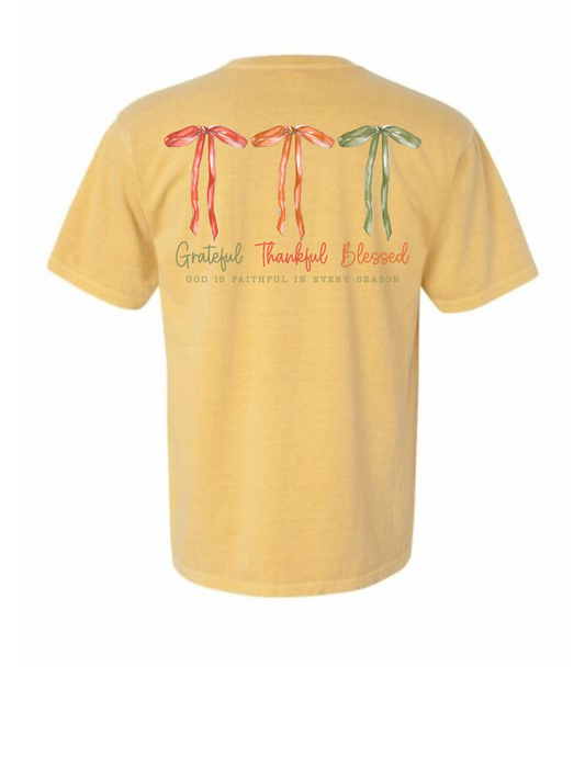 Grateful. Thankful. Blessed Tee