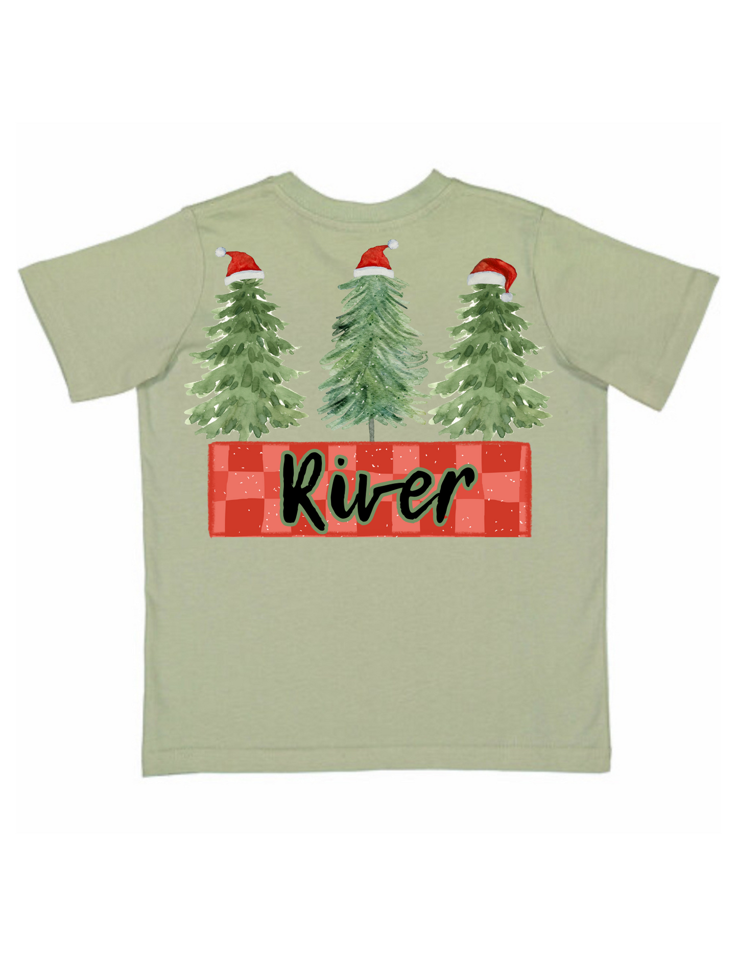 Christmas Name Plate Tee