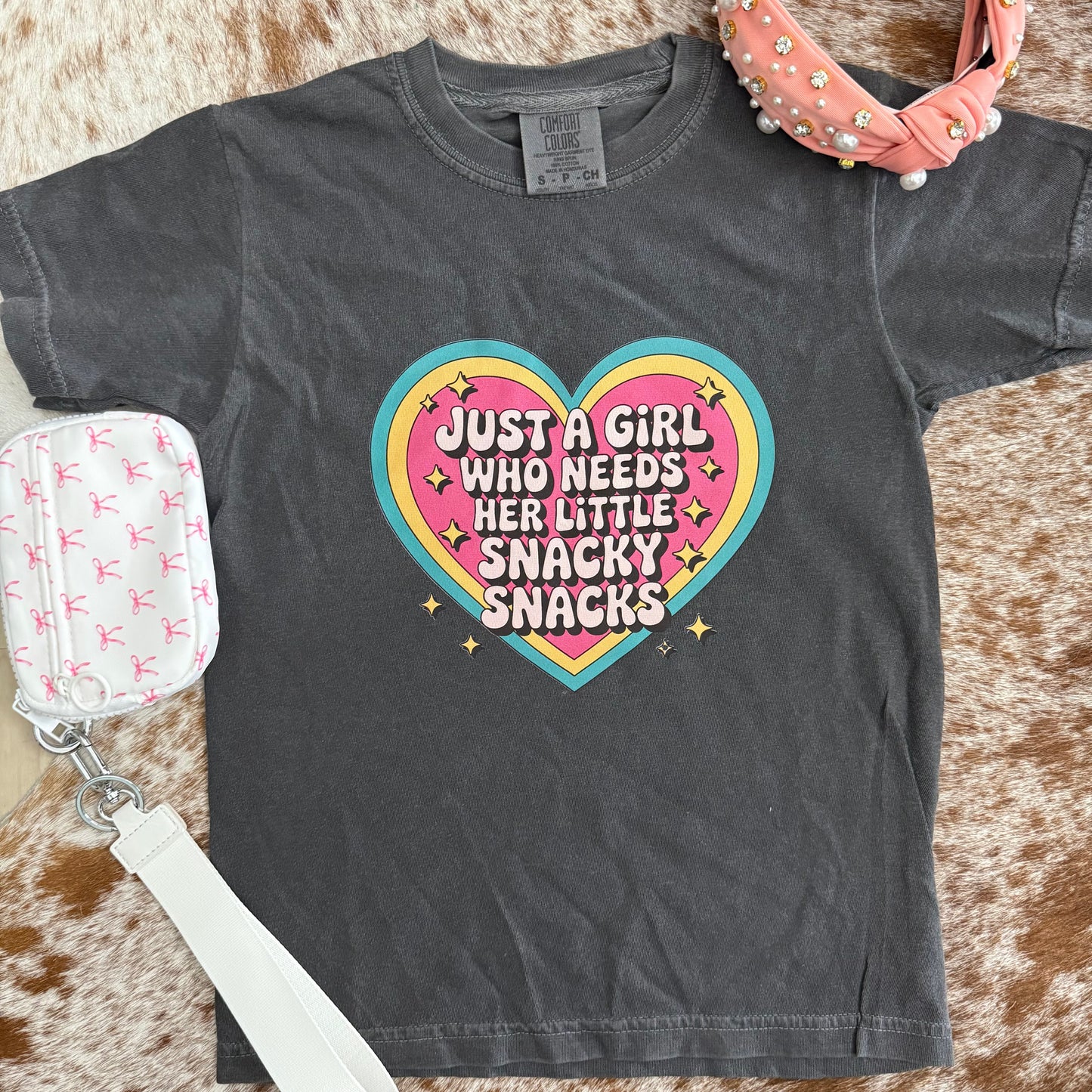 Girl Snacks Graphic Tee