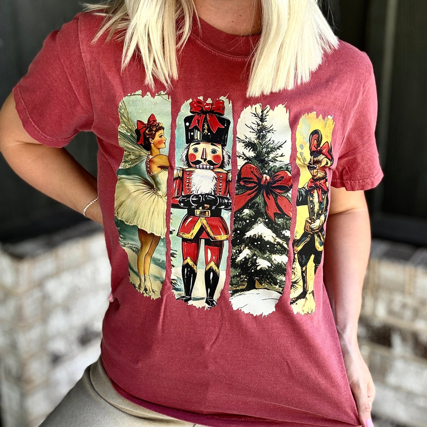 Paint Stroke Nutcracker Graphic Tee