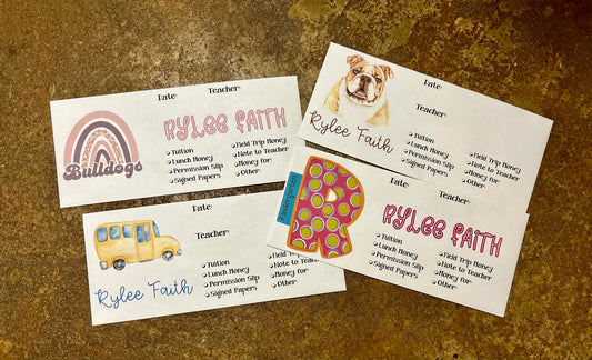 Back to School Envelopes