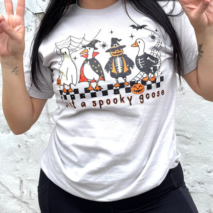 Just A Spooky Goose Soft Graphic Tee
