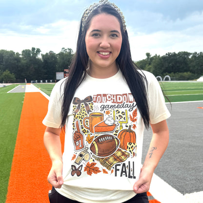 Touchdown Fall Collage Graphic Tee