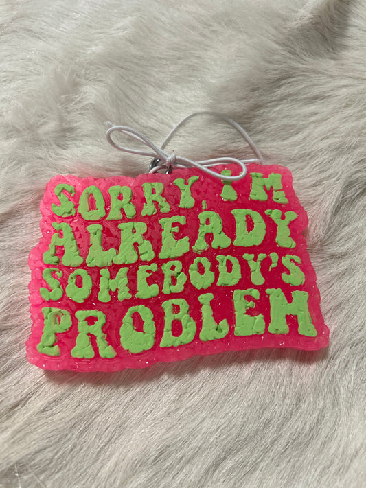 Sorry, I'm already somebody's problem