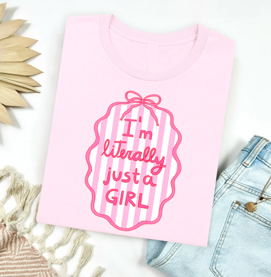 Just a Girl Graphic Tee