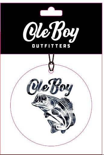 OLE BOY Camo Bass Air Freshener: Clear spring