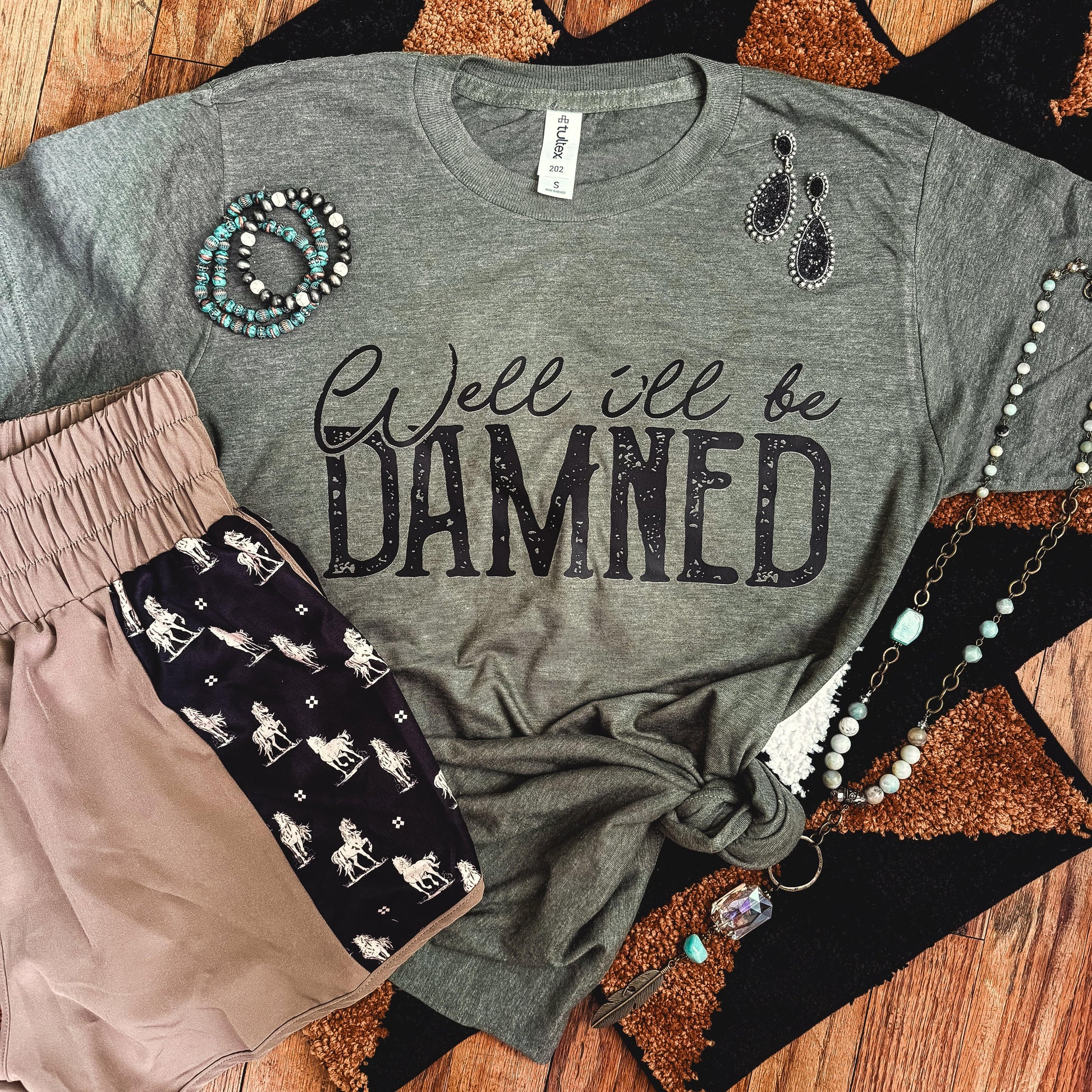 FestiviTees Women - Apparel - Shirts - T-Shirts Well I'll Be Damned Soft Graphic Tee